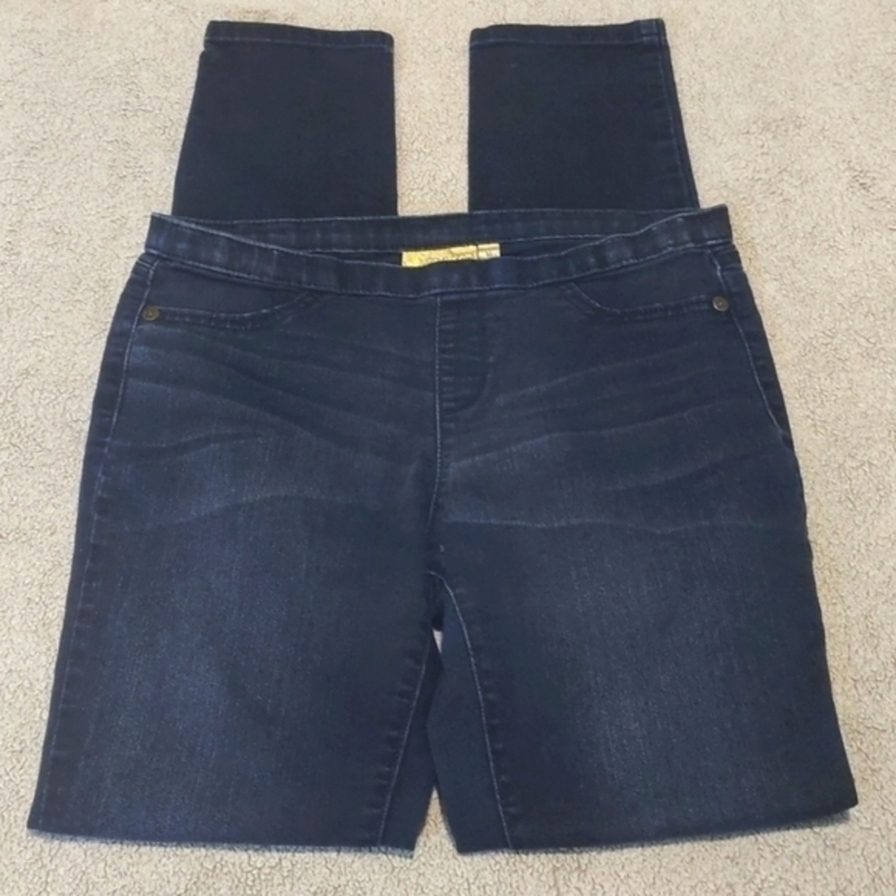 Princess Vera Wang Denim Blue Pull Up Jeans Size Med GUC #62679